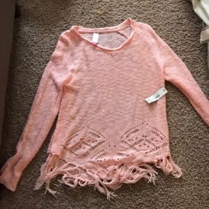 Peach sweater